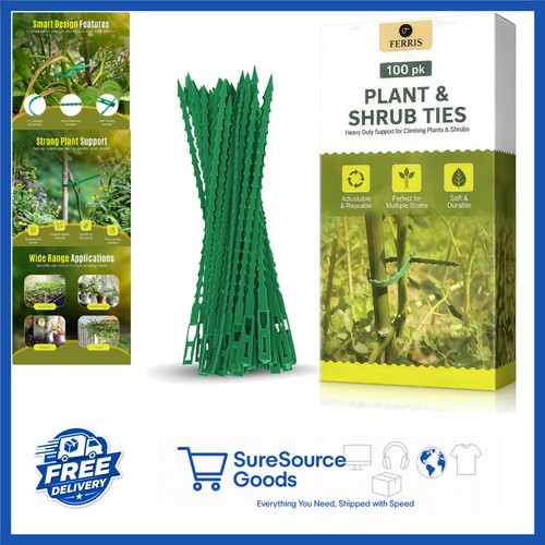 100 pack garden plant - pack, ties