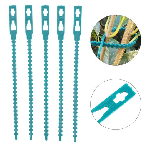 Adjustable plastic plant ties - adjustable,