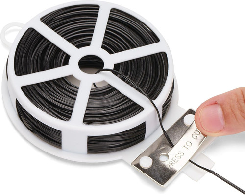 50m garden wire - 50m, black