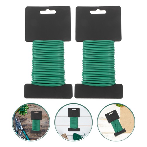 Reusable green garden wire - green,