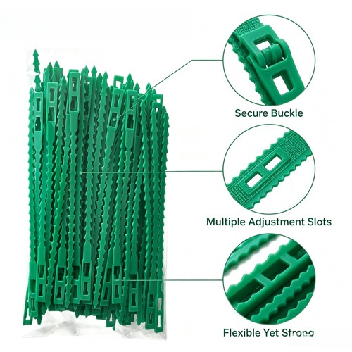 100pcs green plastic plant - 100pcs,